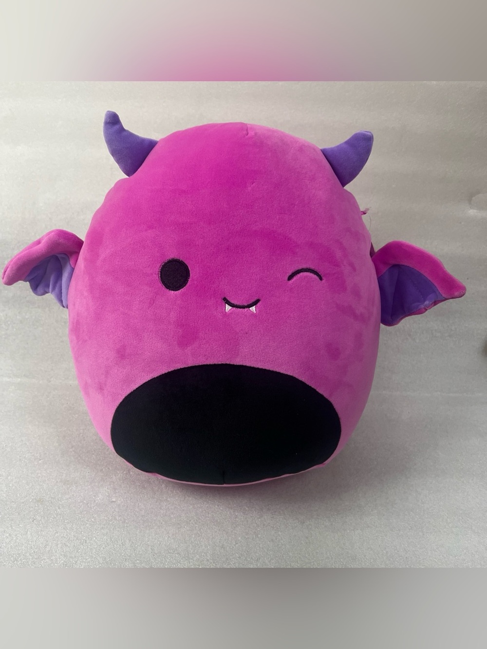 Halloween Squishmallows Wakisha Pink Bat 12 inch Plush NEW with Tags
